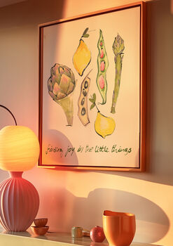 Finding Joy In The Little Things Illustrated Art Print, 6 of 6