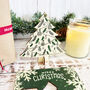 Personalised Green Christmas Keepsake Tree Card And Decoration, thumbnail 3 of 5