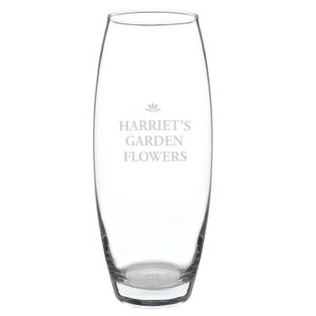 Personalised Message Glass Bullet Vase, 4 of 4