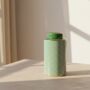 Ginger Jar Pot Groenhoven Green Porcelain, thumbnail 1 of 4