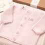 Luxury Baby Girl Dawn And Petal Pink Knitted Gift Box, thumbnail 8 of 12