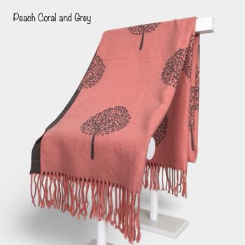 Gift Boxed Cashmere Tree Of Life Scarf, 2 of 12