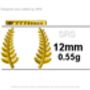 Sterling Silver Little Fern Leaf Stud Earrings, thumbnail 7 of 12