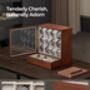 Twelve Slot Wooden Watch Box Display Case, thumbnail 5 of 7