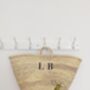 Personalised Bee Straw Basket, thumbnail 2 of 2