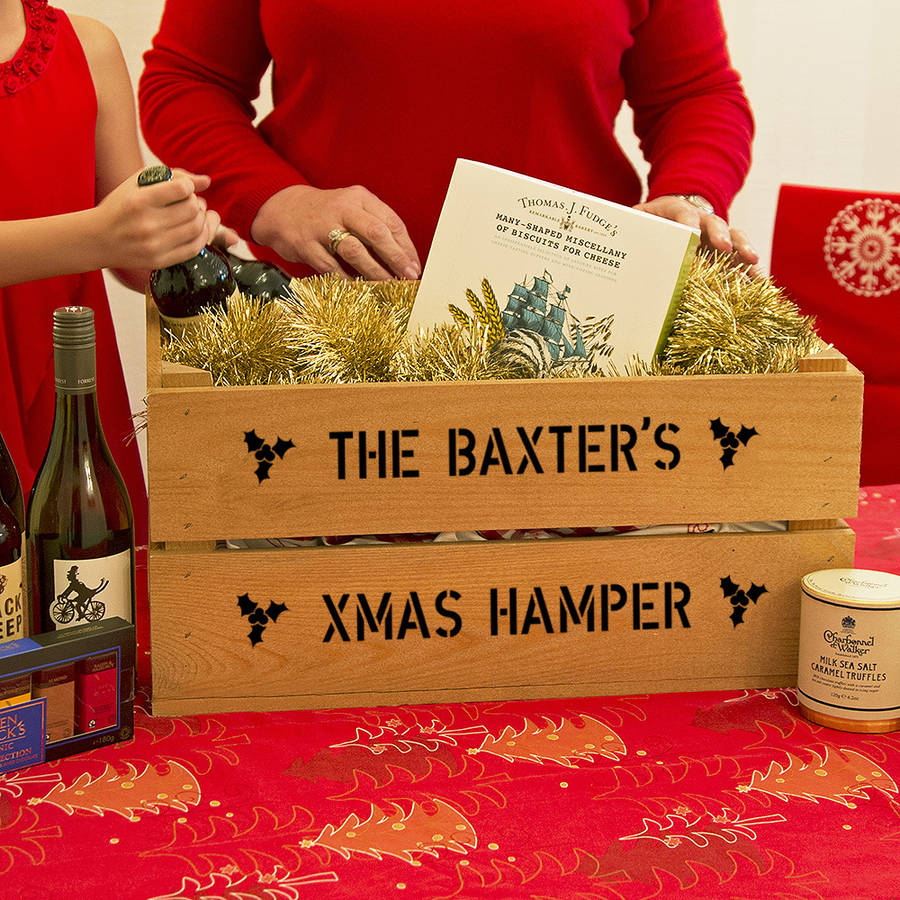 Personalised Large Christmas Gift Crate, 1 of 5