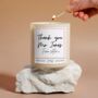 Personalised Thank You Teacher Candle End Of Year Gift, thumbnail 2 of 6
