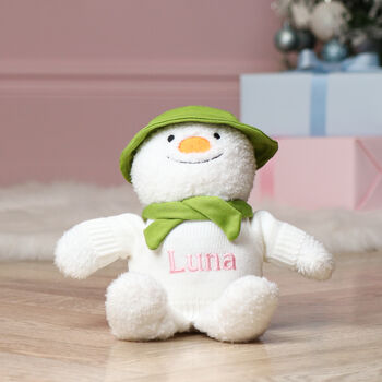 Personalised The Musical Snowman Soft Toy, 2 of 8
