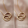 9ct Gold Mini Star Initial Birthstone Necklace, thumbnail 5 of 7