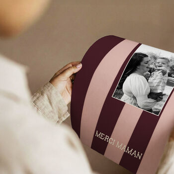 Merci Maman Personalised Photographic Print For Mum, 5 of 12