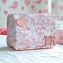 Personalised Pink Safari Patch Pouch With Patches Sewn On, thumbnail 1 of 6