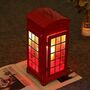 Red Telephone Booth Candle Lantern, thumbnail 4 of 5