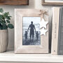Washed Wood Hanging Star Photo Frame, thumbnail 1 of 2