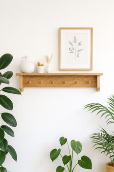 Oak Shaker Peg Shelf, 12 of 12
