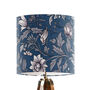 Blue And Grey Floral Lampshade, Lysandra Blue, thumbnail 5 of 6