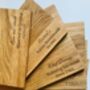 Personalised Solid Oak Cutting Board, thumbnail 3 of 8