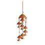 Orange Round Bell Wind Chime/Wall Hanging Decor, thumbnail 2 of 3
