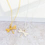 Gold Vermeil Dragonfly Necklace, thumbnail 5 of 8