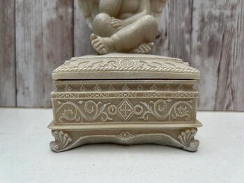 Ivory Angel Cherub Jewellery Keepsake Box, 7 of 9