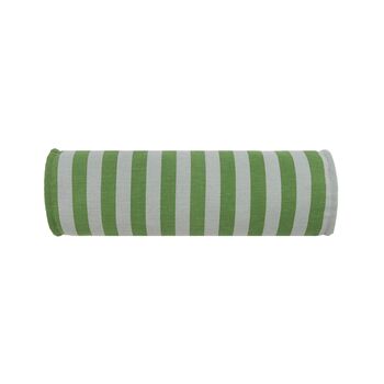 Vibes Cylinder Cushion Green Blue Stripes, 2 of 3