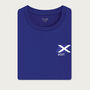 Scotland Team Supporter Blue Organic T Shirt, thumbnail 1 of 7