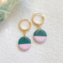 Gillian Lilac Forest Polymer Clay Earrings, thumbnail 3 of 5
