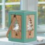Peppermint Wooden Candle Lantern, thumbnail 4 of 8