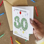 Personalised 30th Welly Birthday Card, thumbnail 1 of 1