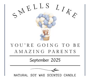 Parents To Be Scented Candle Gift, Baby Shower Pregnancy Gift, 7 of 10