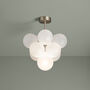 Low Rise Mini Frosted Bubble Chandelier, thumbnail 8 of 9