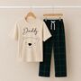 Personalised Father's Day Daddy And Daughter Matching Pyjamas Bear, thumbnail 5 of 5