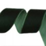 Dark Green Velvet Ribbon Christmas Gift Wrapping 20m, thumbnail 3 of 4