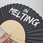 Handheld Im Melting Folding Fan, thumbnail 1 of 3