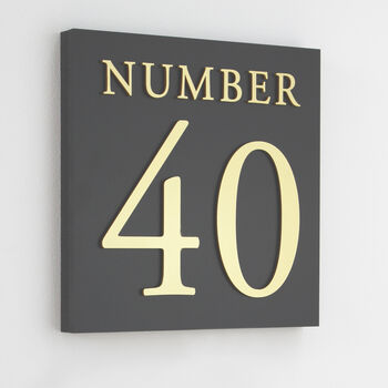 Personalised Square House Sign, 2 of 10