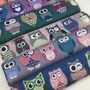 Colourful Owl Print Scarf, thumbnail 1 of 9