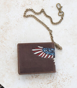 Eagle Design Men's Bifold Leather Wallet, 8 of 8