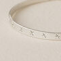 Sterling Silver Triple Herringbone Star Bracelet, thumbnail 1 of 6