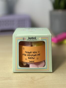 Thank You For Helping Me Grow Sweet Gift For Teachers, 2 of 5