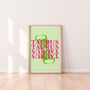 Taurus Zodiac Typography Print, thumbnail 5 of 6