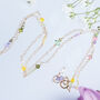 Dainty Zircon, Swarovski And Pearl Chain Necklace, thumbnail 7 of 12