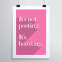 Posting Is Boasting Print, thumbnail 9 of 12