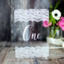 Lace Wedding Table Number, thumbnail 3 of 6