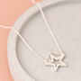 Silver Star Necklace Simple Sterling Silver Pendant, thumbnail 7 of 7