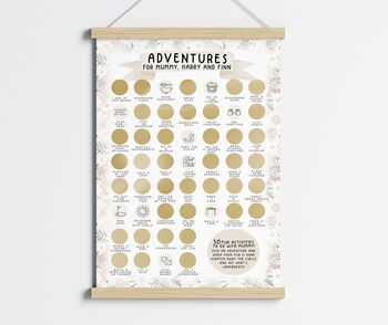 Adventures For Mummy And Me Scratch Poster, 2 of 3