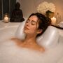 Inflatable Travel Bath Pillow With Suction Grip, thumbnail 1 of 4