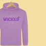 'A Little Bit Wicked' Glittery Teens/Adults Hoodie, thumbnail 8 of 12