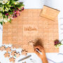 Wedding Guest Book Alternative Personalised Puzzle, thumbnail 1 of 9