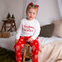 'Christmas With The Family' Personalised Pyjamas, thumbnail 3 of 8