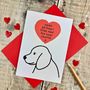 Personalised Dog Fur Baby Birthday Card, thumbnail 1 of 3