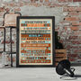 Beatles Albums Typographic Music Poster Print, thumbnail 3 of 5
